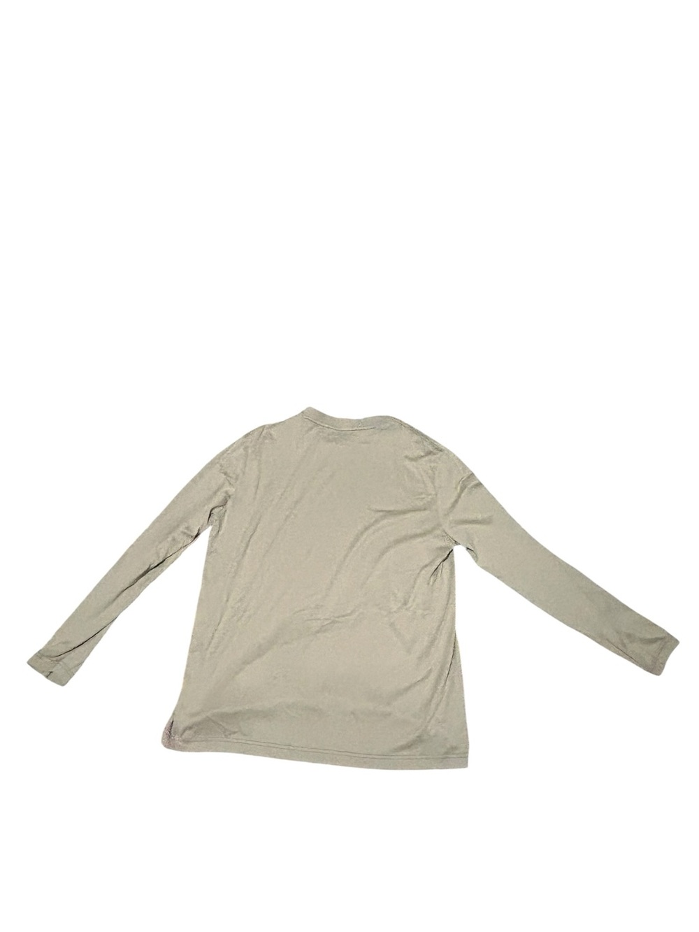 Robert Barakett Long Sleeve Crew Neck Beige Tan Shirt - Picture 6 of 6